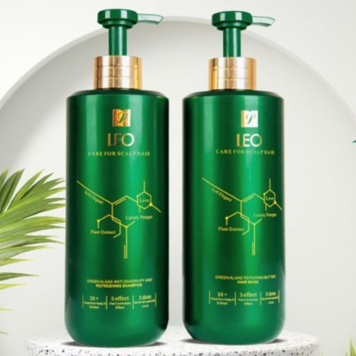 Cặp Gội Xả Prosee LEO Green Dành Cho Tóc Bết ,Gàu,Dầu Nhờn (Algae Anti Dandruff and Refreshing) 750m