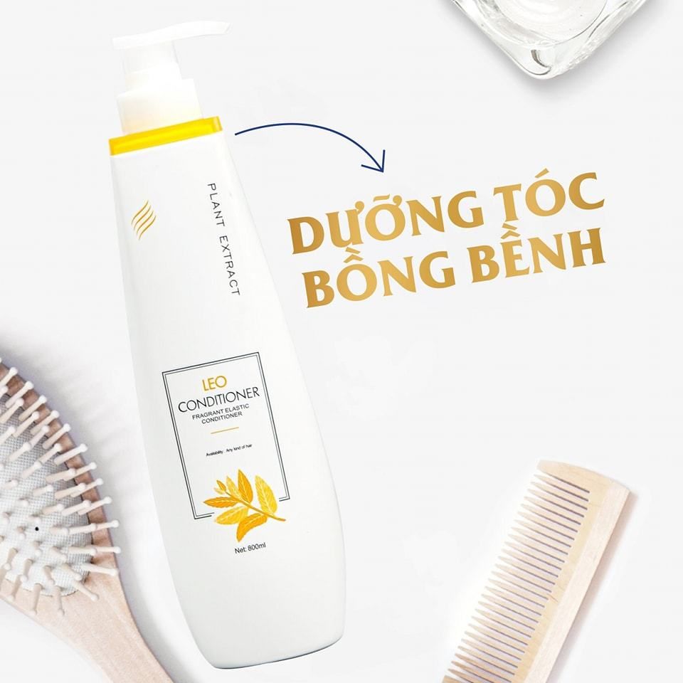 Cặp dầu gội xả phục hồi tóc hư tổn siêu mềm mượt tóc LEO PROSEE 800ml - Mỹ phẩm Divi