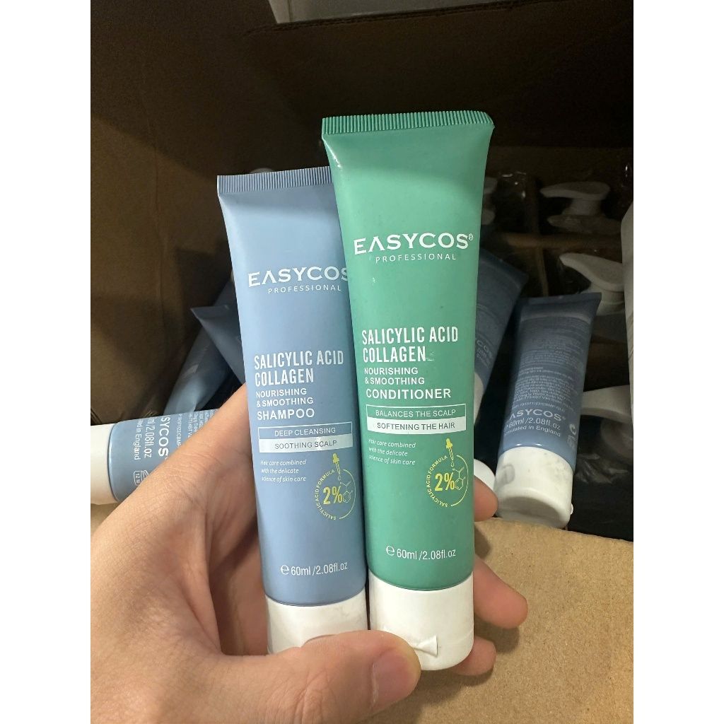Cặp mini 60ml EASYCOS kiềm dầu, giảm rụng, kích thích mọc tóc, lưu hương hoa - Mỹ phẩm Divi