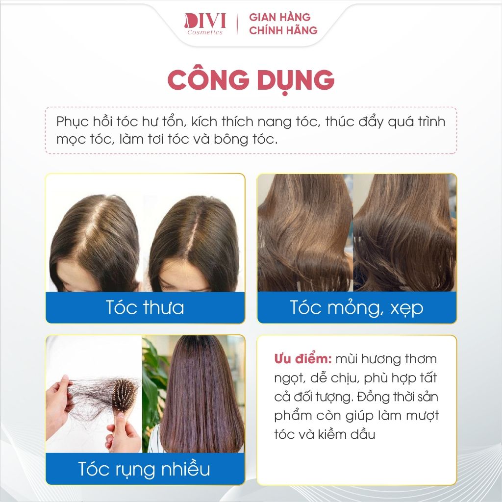 Cặp dầu gội xả Delofil phục hồi hư tổn, dưỡng ẩm giúp tóc mềm mượt 500/800ml - Mỹ phẩm DiVi