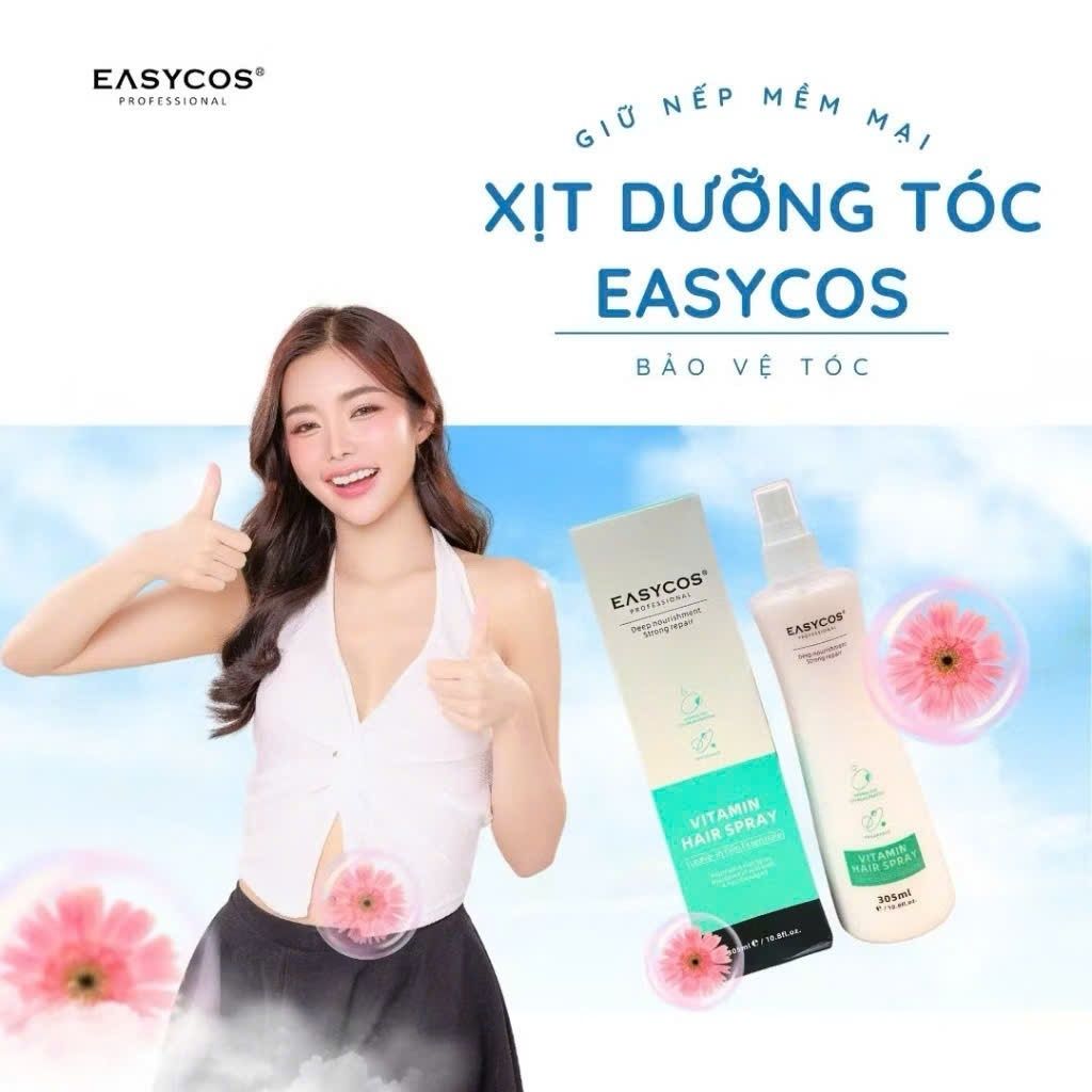 Xịt dưỡng tóc vitamin EASYCOS 305ml phục hồi và chăm sóc chuyên sâu
