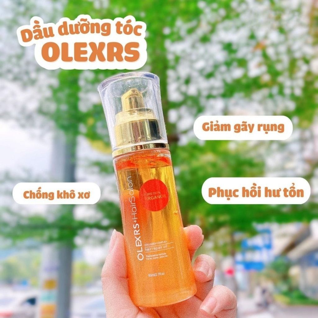 Tinh dầu dưỡng tóc Olexrs Hair Salon Collagen 80ml, Tinh dầu dưỡng tóc phục hồi chống rụng ngừa trẻ ngọn