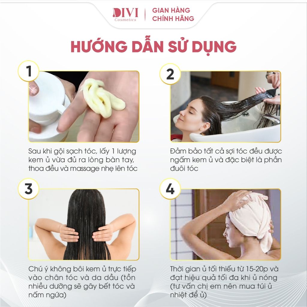 Kem ủ dưỡng tóc giúp tăng độ đàn hồi phục hồi tóc EASYCOS Hair Treatment 500ml - Mỹ phẩm Divi