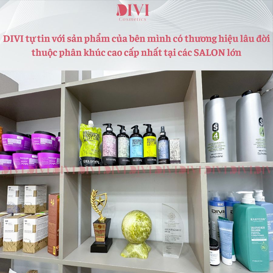 Tinh dầu dưỡng tóc Delofil Argan Oil với collagen keratin phục hồi sâu tóc hư tổn, xơ yếu 50ml - Mỹ phẩm Divi