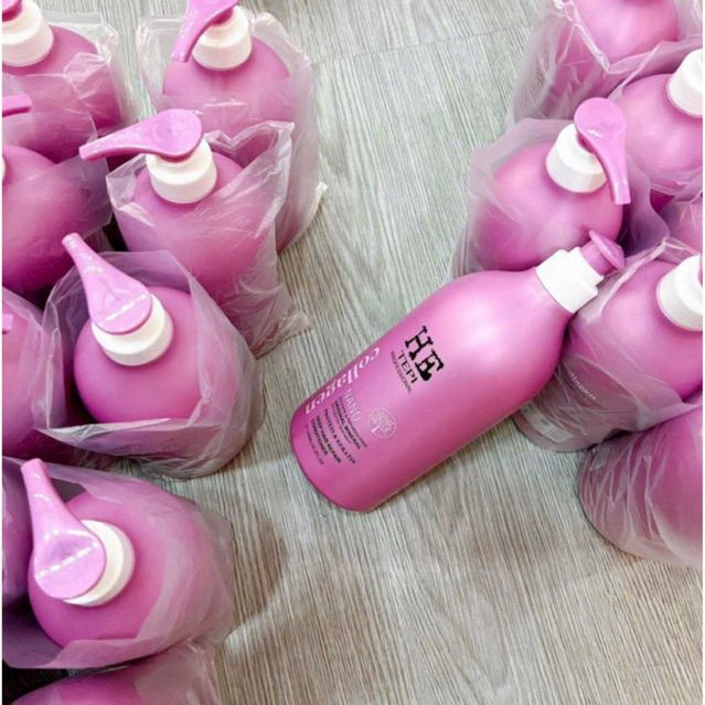 Dầu gội HE TEPI 1000ml chính hãng Dầu gội xả collagen mượt tóc hương nước hoa thơm lâu - Mỹ phẩm Divi