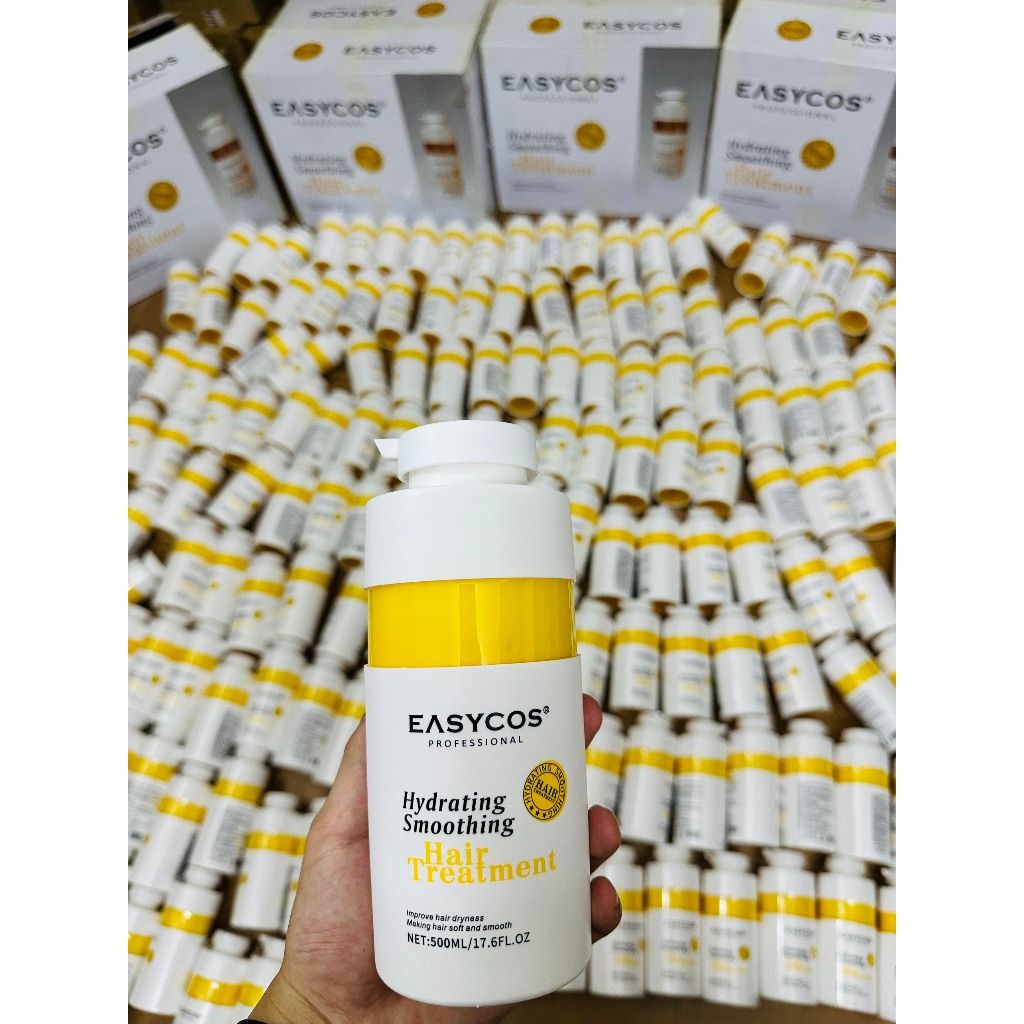 Kem ủ dưỡng tóc giúp tăng độ đàn hồi phục hồi tóc EASYCOS Hair Treatment 500ml - Mỹ phẩm Divi