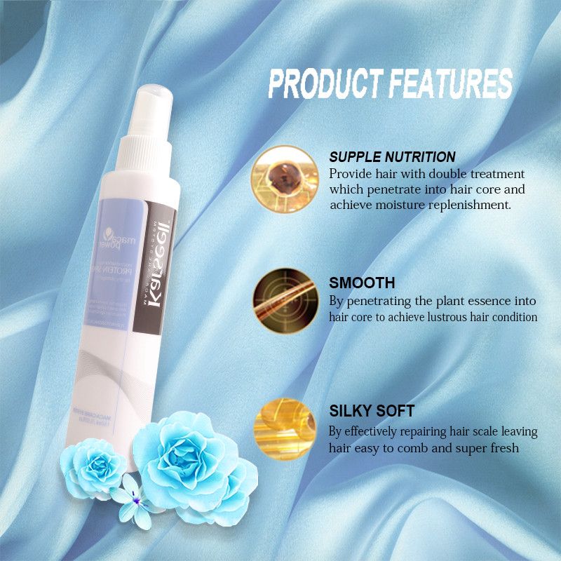 Xịt dưỡng tóc KARSEELL MACA ESSENCE REPAIR PROTEIN SPRAY phục hồi sâu hư tổn dưỡng tóc uốn, duỗi, nhuộm 150ml