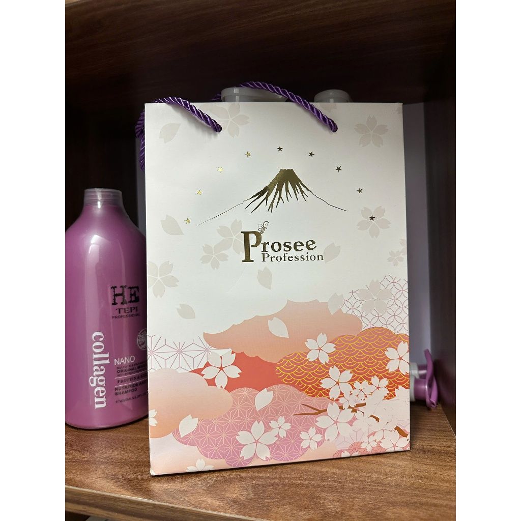 Cặp dầu gội xả phục hồi tóc hư tổn siêu mềm mượt tóc LEO PROSEE 800ml - Mỹ phẩm Divi